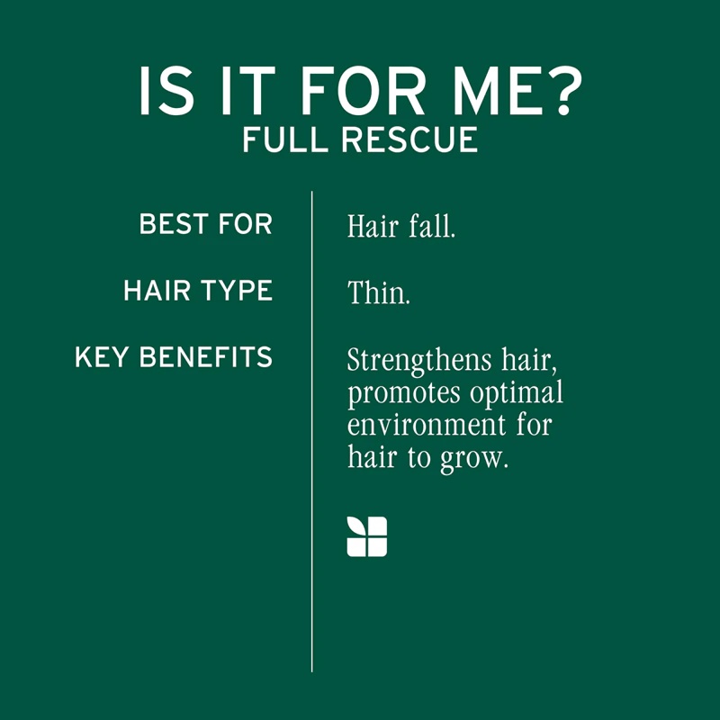 „Biolage Full Rescue“ priemonė nuo plaukų slinkimo vietoje