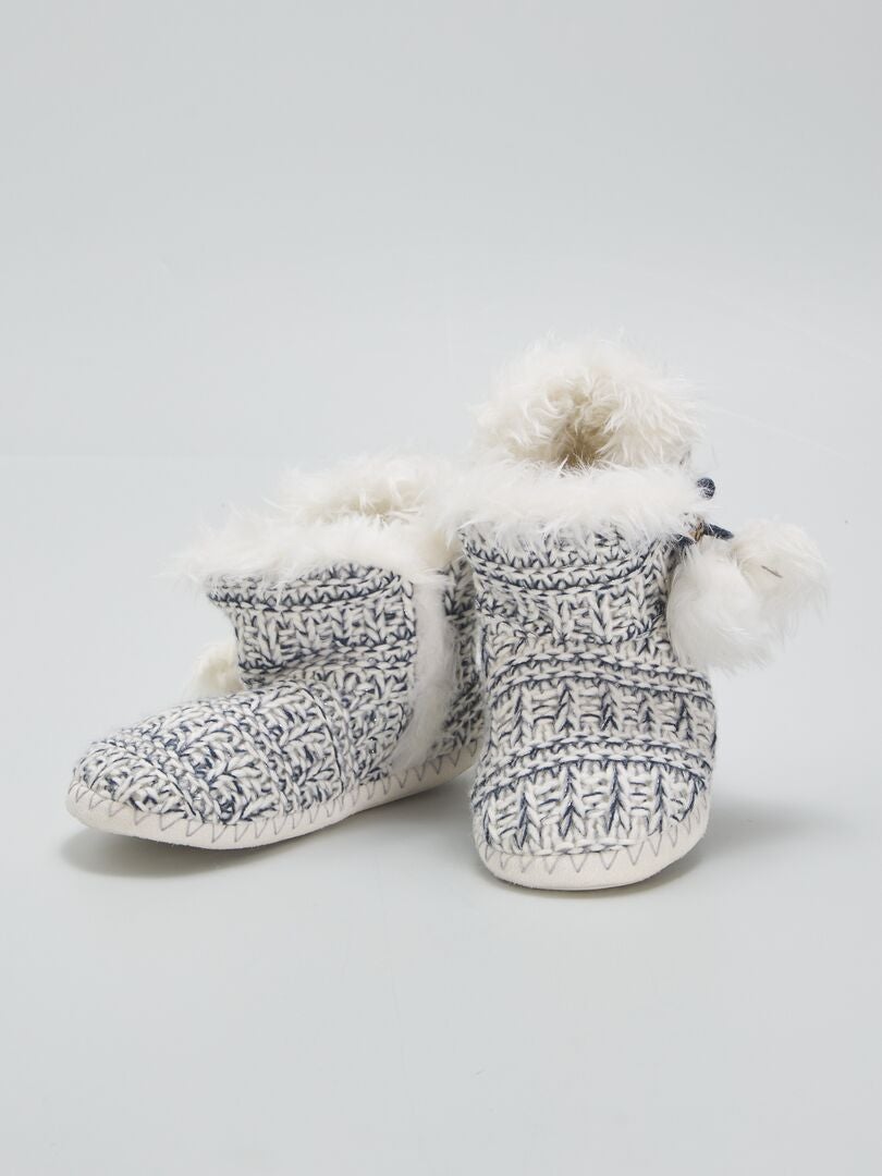 Botines forrados - GRIS