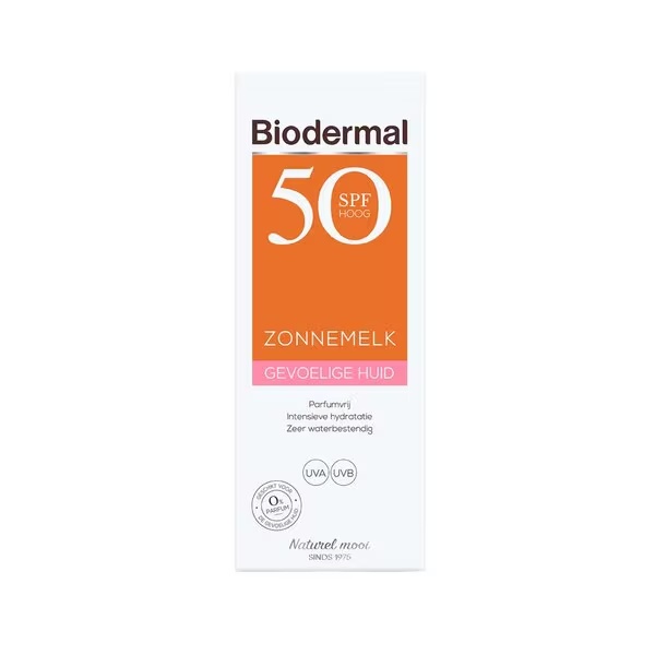 Biodermal mlijeko za sunčanje za osjetljivu kožu SPF50 200ml