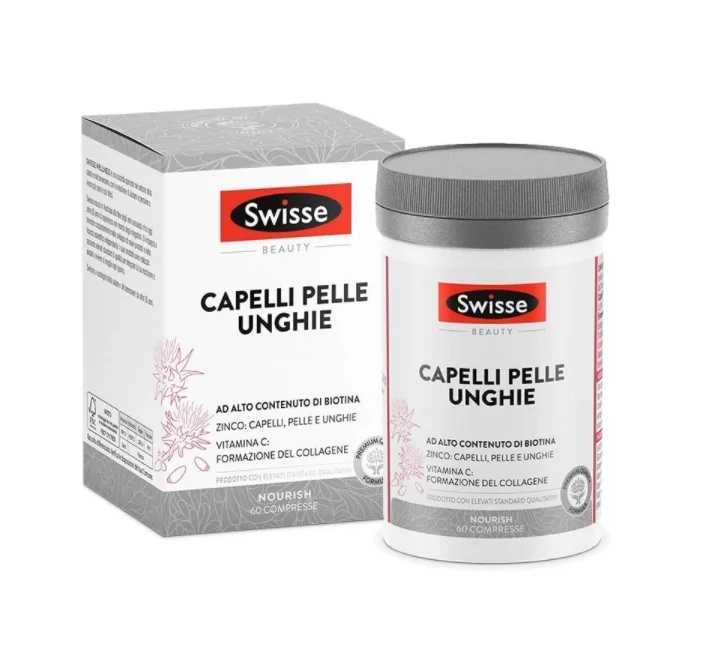 SWISSE Swisse Cheveux Peau Ongles 60 comprimés à haute teneur en biotine