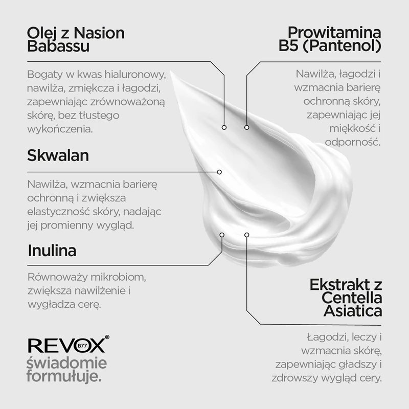 Revox B77 JUST provitamīns B5 un centella nomierinošs mitrinošs balzams