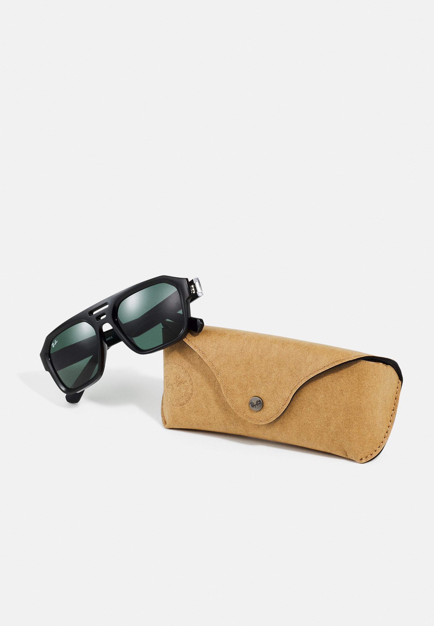 Ray-Ban UNISEX - Occhiali da sole - nero/verde scuro