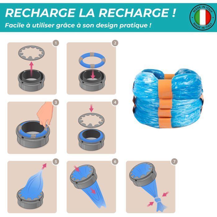 Refis - [Compatível com Tommee Tippee Sangenic Tec, Simplee Sangenic e Twist & Click] - Refis XXL - Tratamento para Controle de Odores