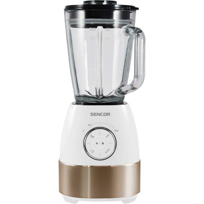 Standmixer - SENCOR - SBL 5870GD - 1800 W - 1,5 l - 24000 U/min - Weiß/Gold