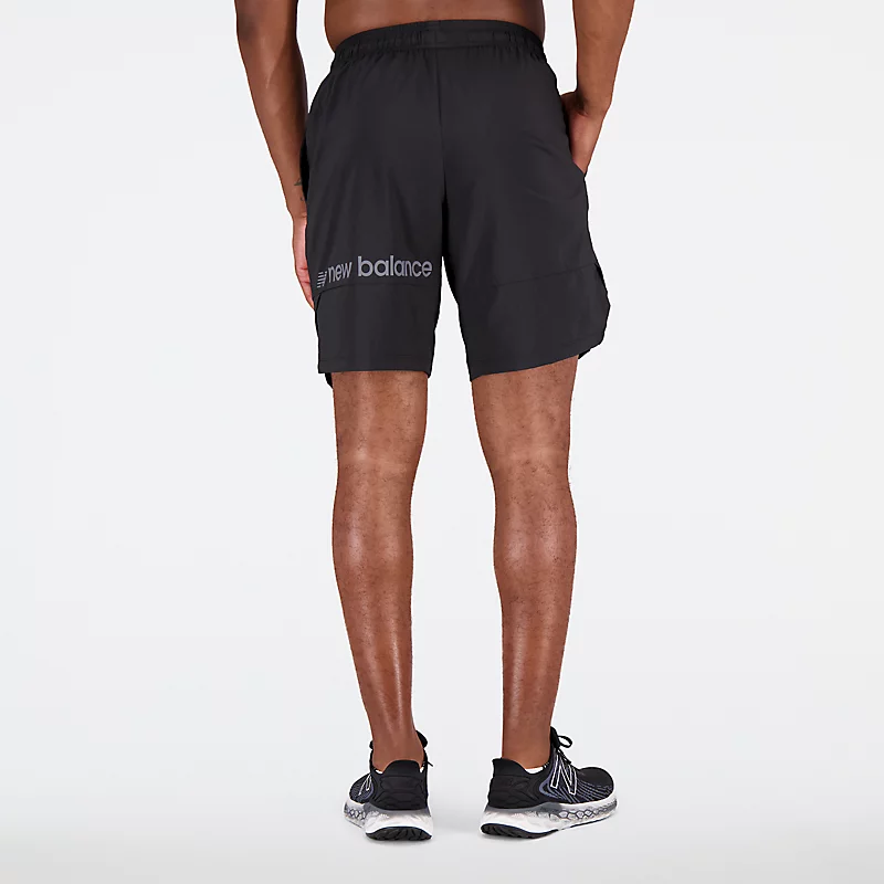 Heren Tenacity geweven shorts 9 inch - zwart