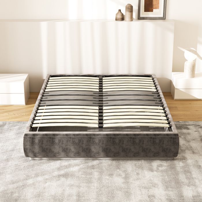 Sommier 90x190 cm 2x15 Lattes Peuplier Naturel Installation Express-TUNCCO