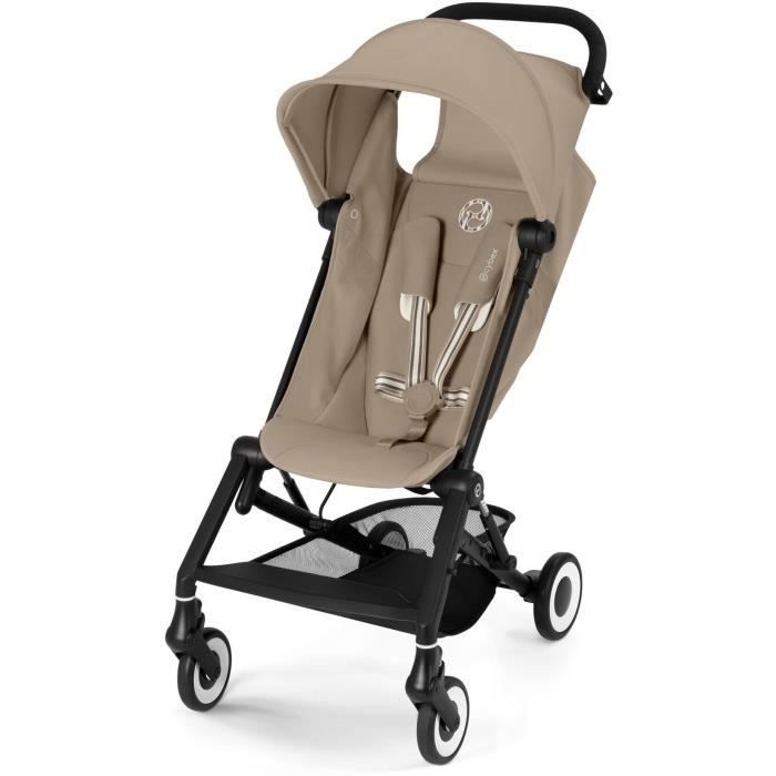 Poussette canne ultra-compacte Agis CYBEX - 5 à 22 kg (6 mois - 4 ans) - poussette légère 6,3 kg - compatible avion - Almond Beige