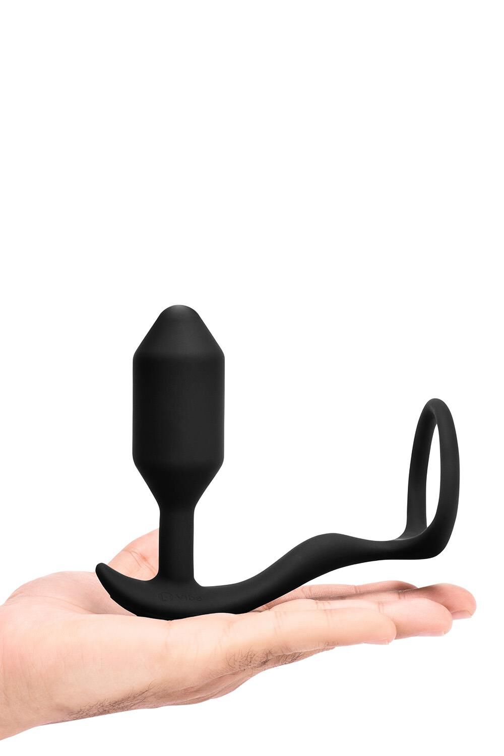B-Vibe vibrirajući Snug & Tug M crni