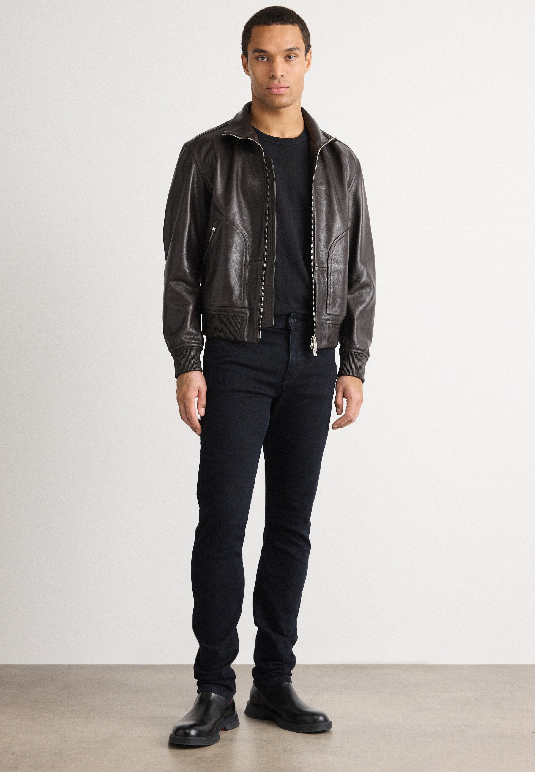 BOSS DELAWARE - Slim fit jeans - donkerblauw