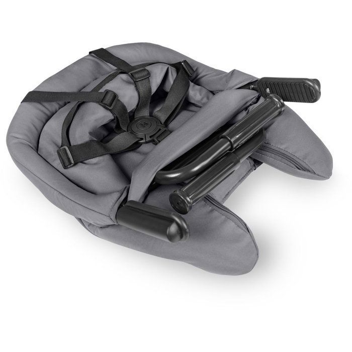 Siège de table mobile - HAUCK - Fix N Sit - De 6 mois à 15 kg - 37 x 42 x 32 cm - Gris foncé