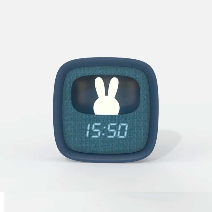 Reloj despertador táctil y luz nocturna Billy Clock - MOB - Azul - Programable - Infantil