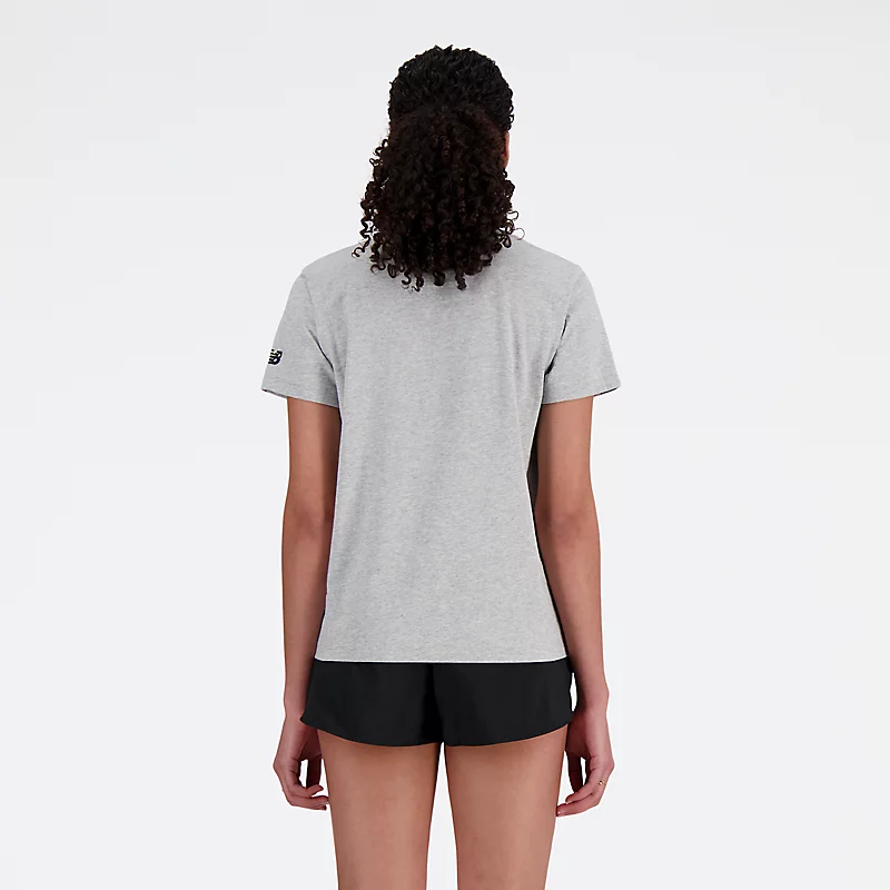 Damska koszulka z grafiką London Edition – ATHLETIC GREY