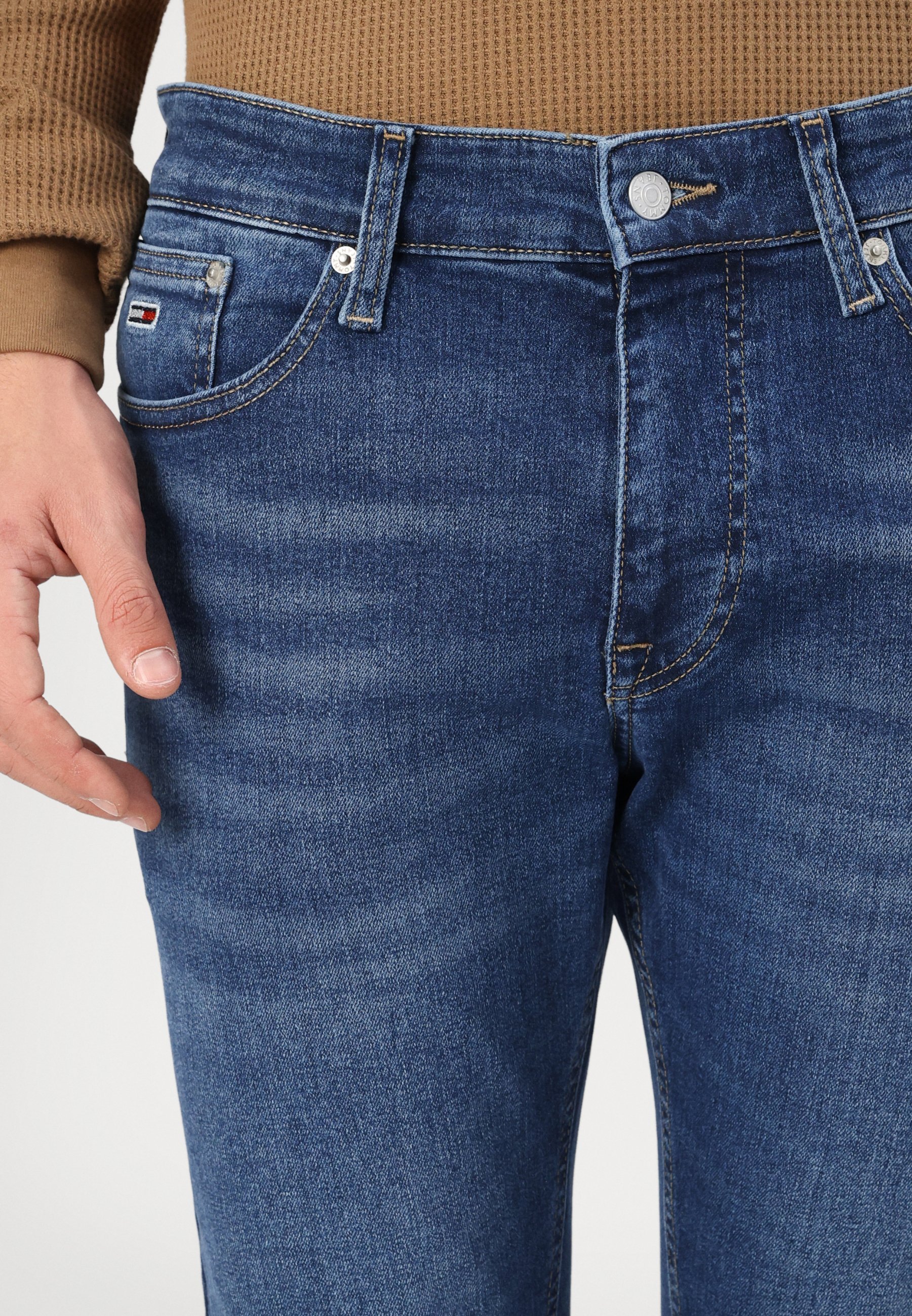 Tommy Jeans AUSTIN SLIM - Jean coupe slim - denim foncé