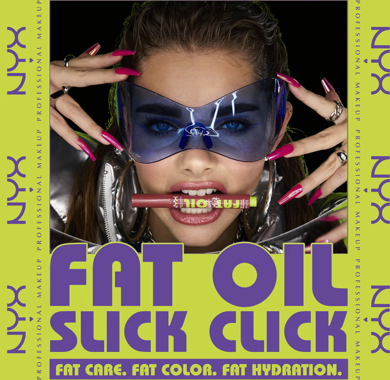 NYX Professional Makeup Fat Oil Slick Click tonujący balsam do ust
