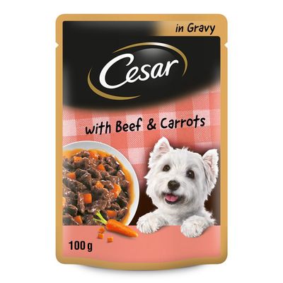 Caesar Pouches Köstlich frische Auswahl in Sauce
