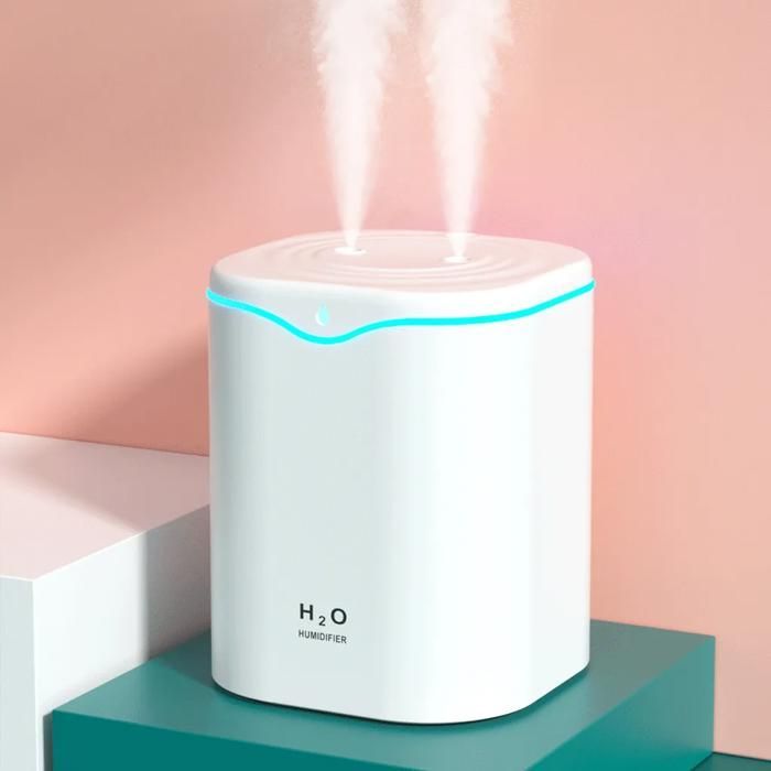 Humidificador - YYV - 2L - Doble chorro - LED - Apagado automático