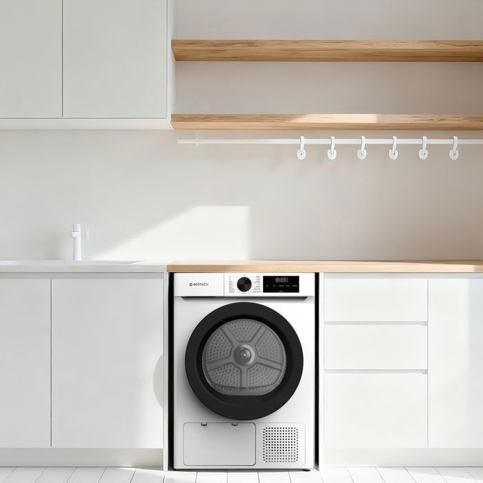 GEDTECH Sèche-linge pompe à chaleur SL10HPE - 10 Kg - L60cm - 16 programmes - Départ différé - Grande capacité - Classe E