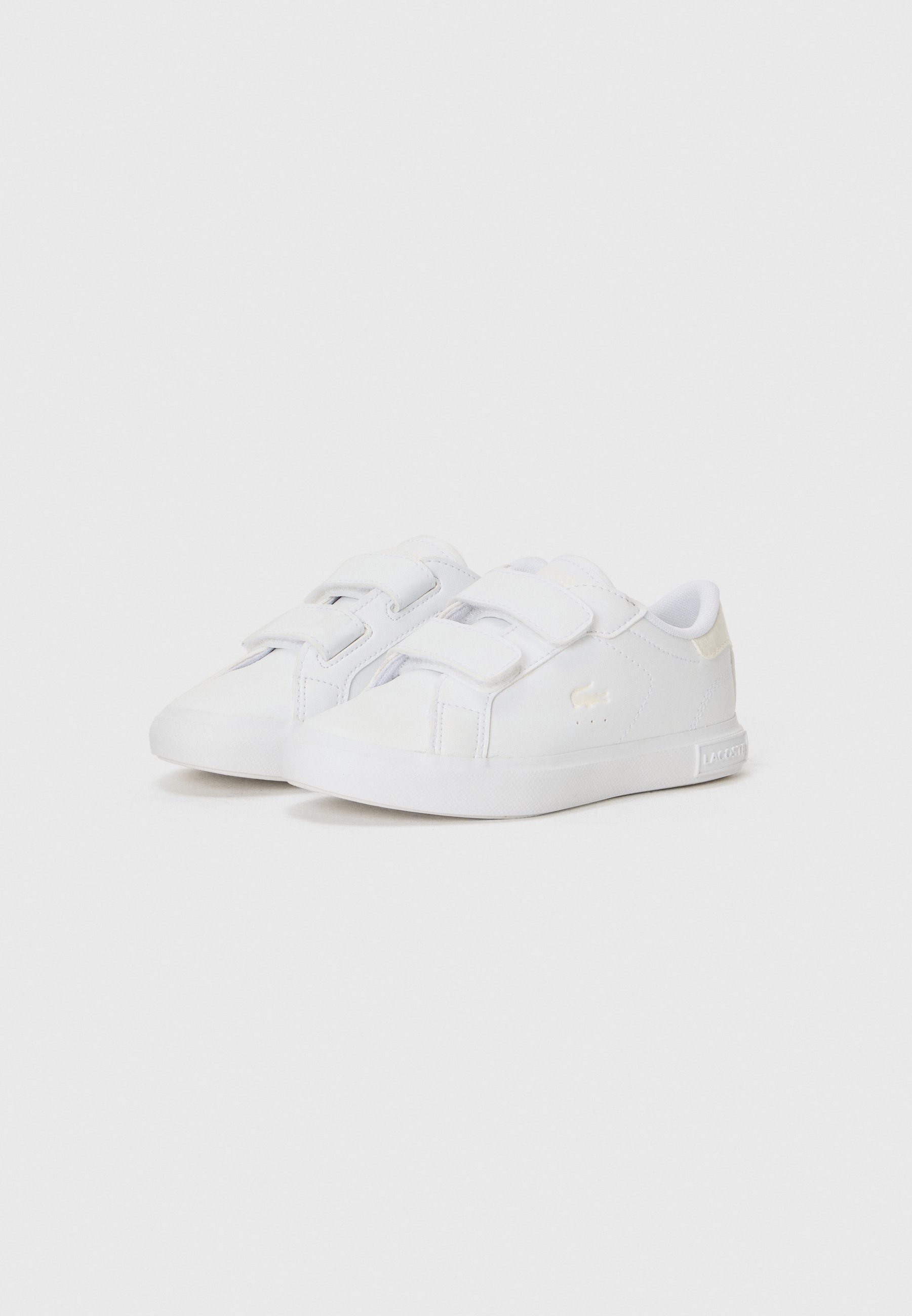 Lacoste POWERCOURT UNISEX - Scarpe da ginnastica - bianco/bianco sporco