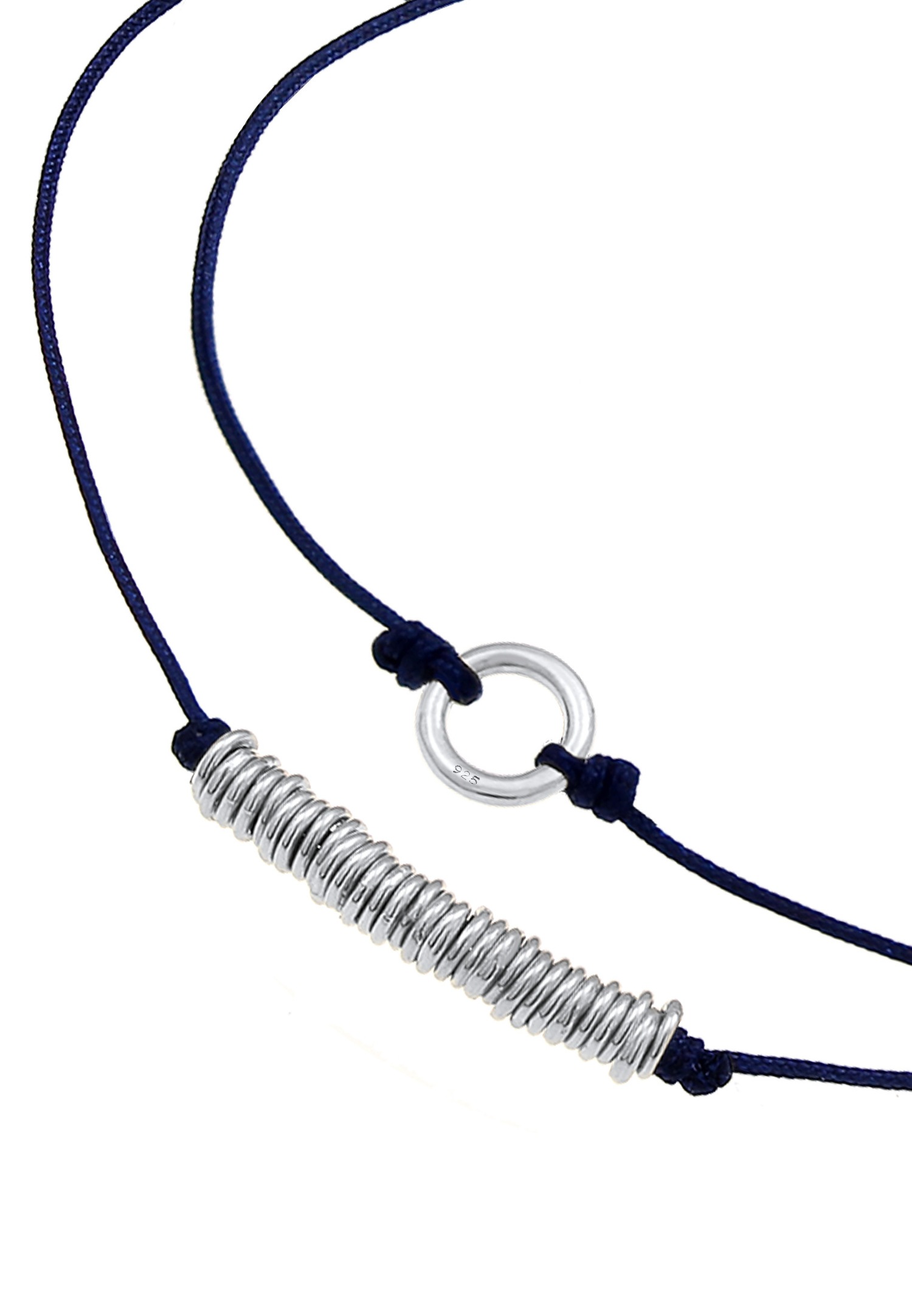 Elli Femmes Set de 2 Nylon Basique en argent sterling 925