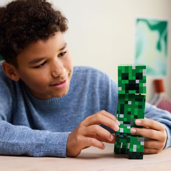 LEGO Minecraft 21276 Le Creeper - Jeu de Construction pour Garçon dès 10 Ans - Figurine