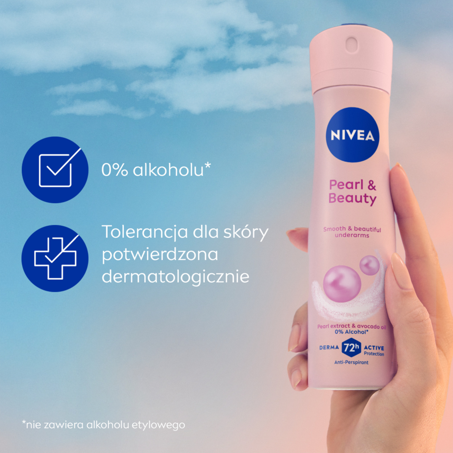 Nivea Αντιιδρωτικό Σπρέι Γυναικείο 150ml Pearl Beauty