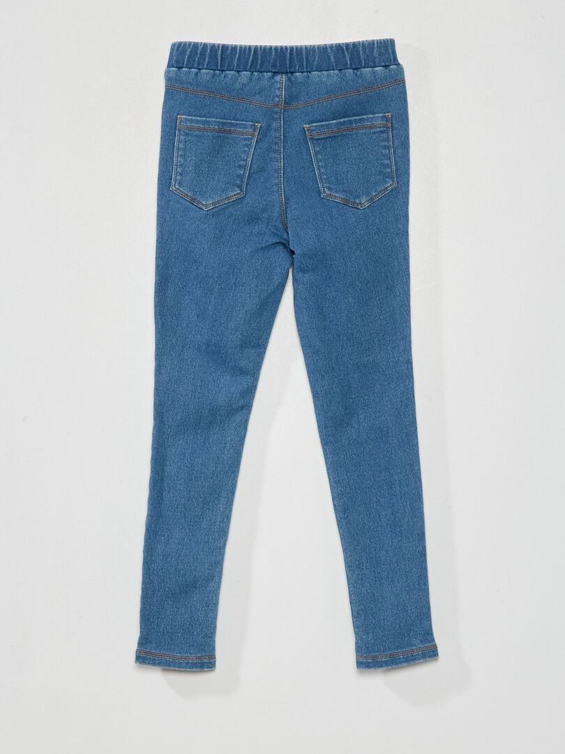 Joggingbroek met elastische tailleband - BLAUW