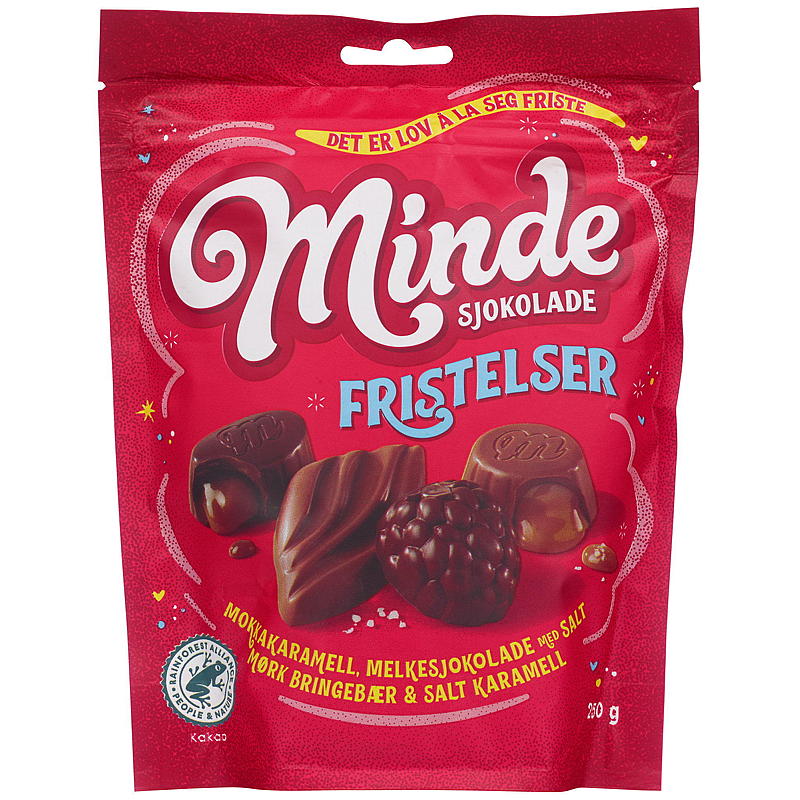 Minde Minde temptations 250 g, röd