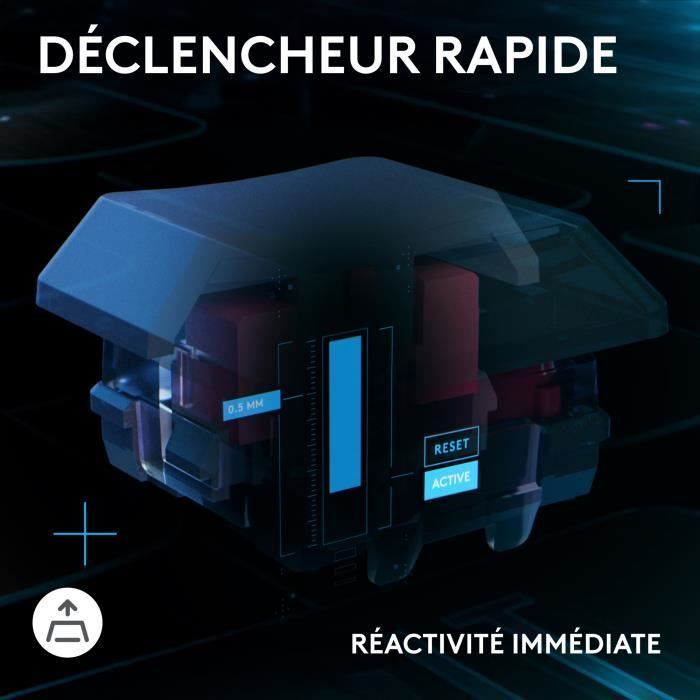 Tastiera da gioco - Cablata - Logitech G - G515 Rapid TKL - Nera
