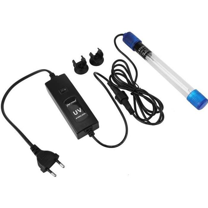 Lámpara fluorescente esterilizadora UV de 13 W y 220-240 V para acuarios, estanques y piscinas.