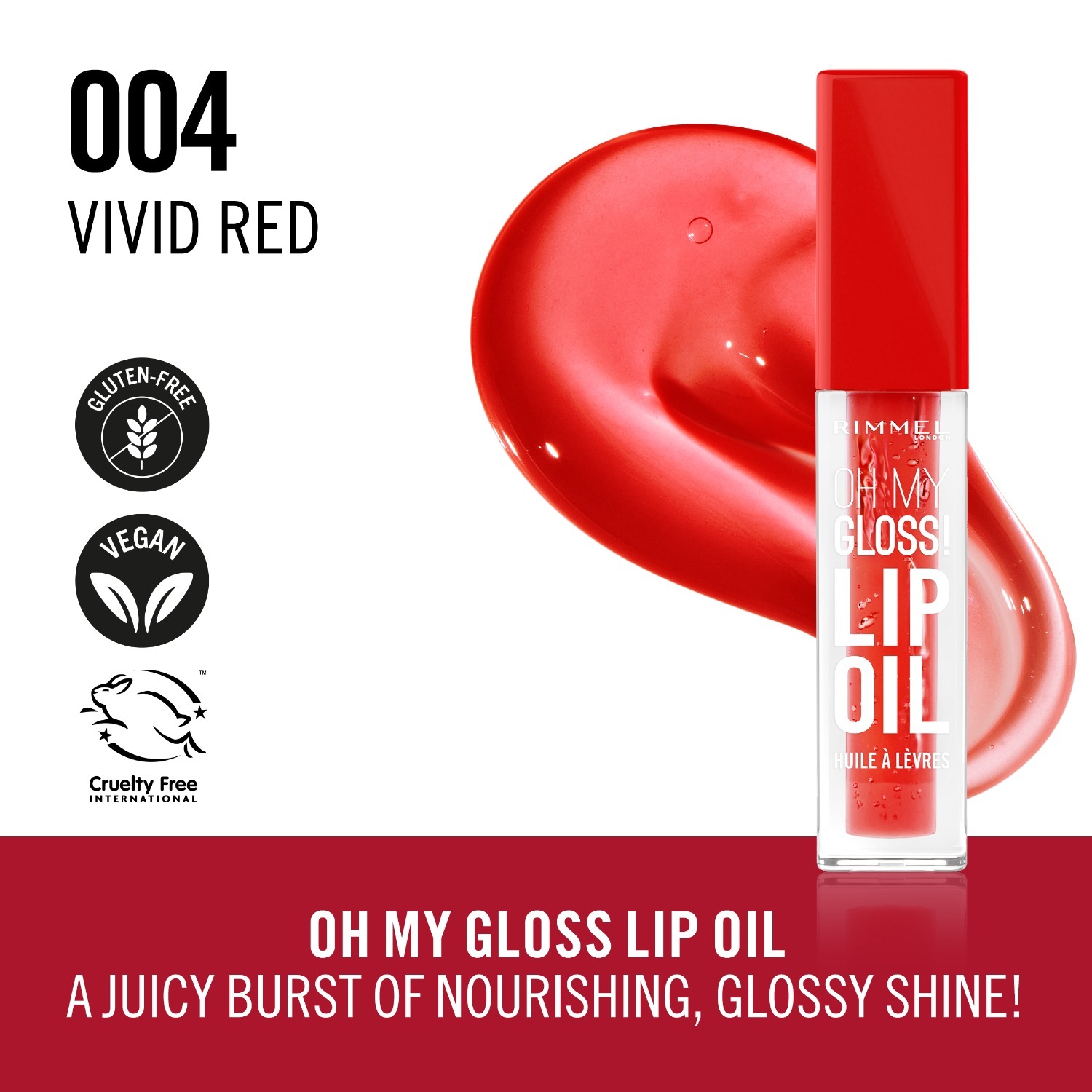 Rimmel London Lippenöl Oh My Gloss! Lippenöl – 4,5 ml