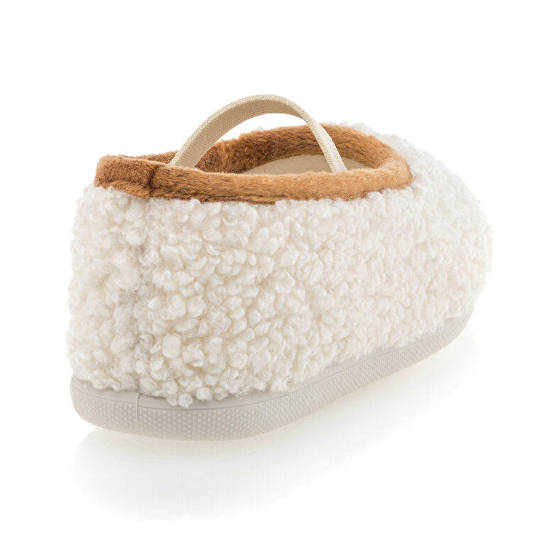 Beige Girl's Slippers