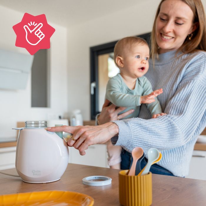 Scaldabiller Badabulle Easy(+) per uso domestico - Universale - Per tutti i biberon e vasetti di pappa