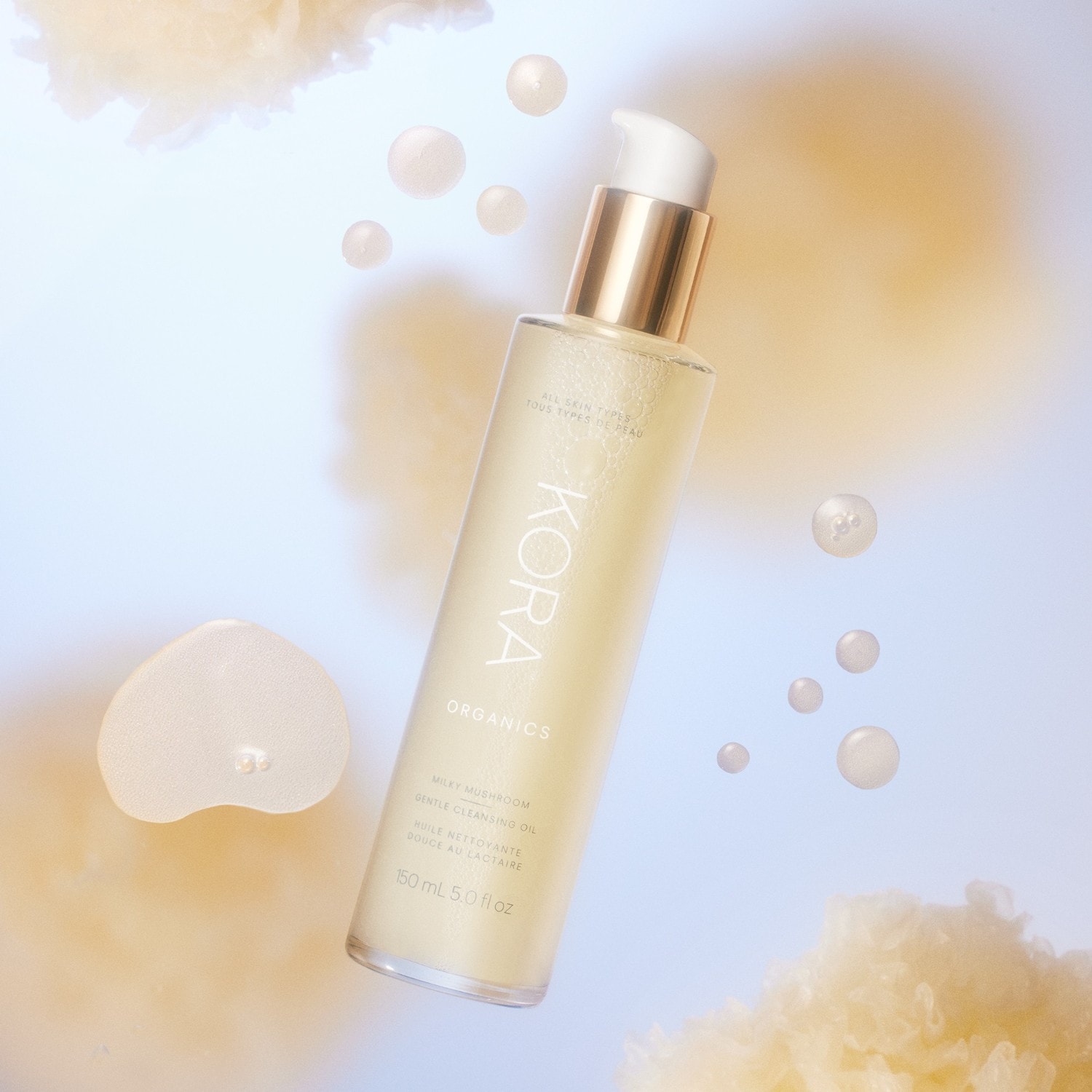 KORA Organics Reinigingsmelk en Milde Reinigingsolie met Melkchampignongeur – 30 ml