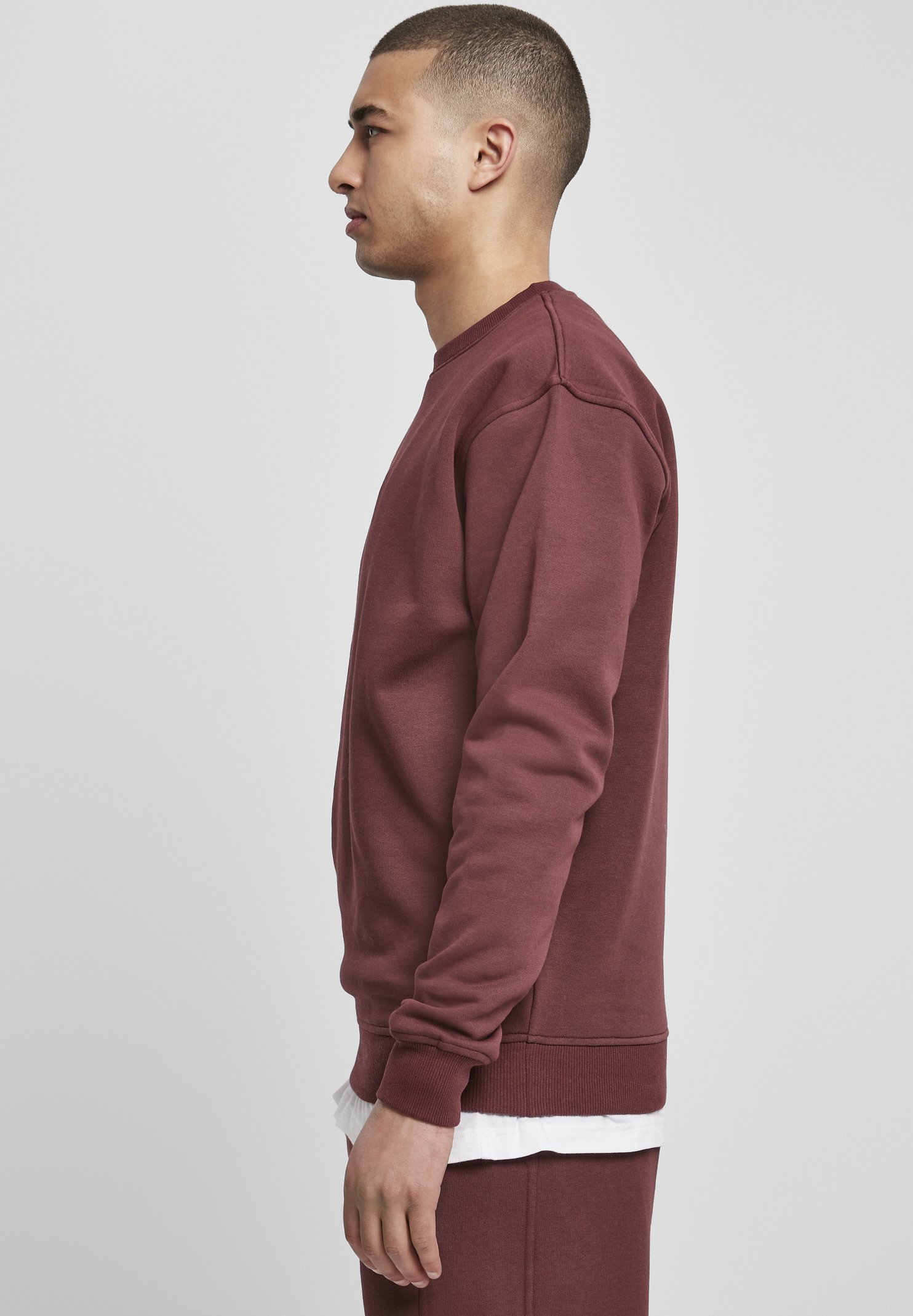 Felpa girocollo Urban Classics - ciliegia