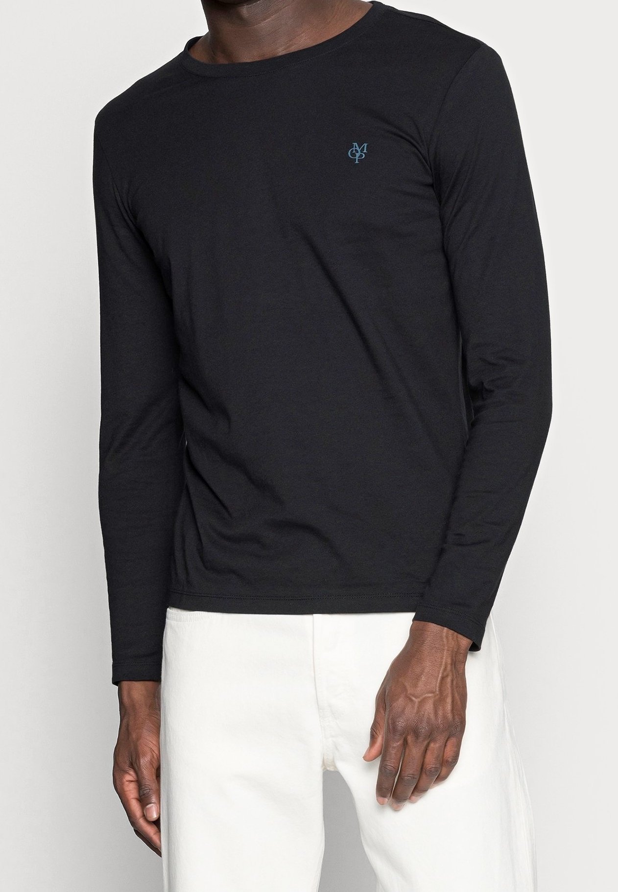 Marc O'Polo top met lange mouwen - donkerblauw