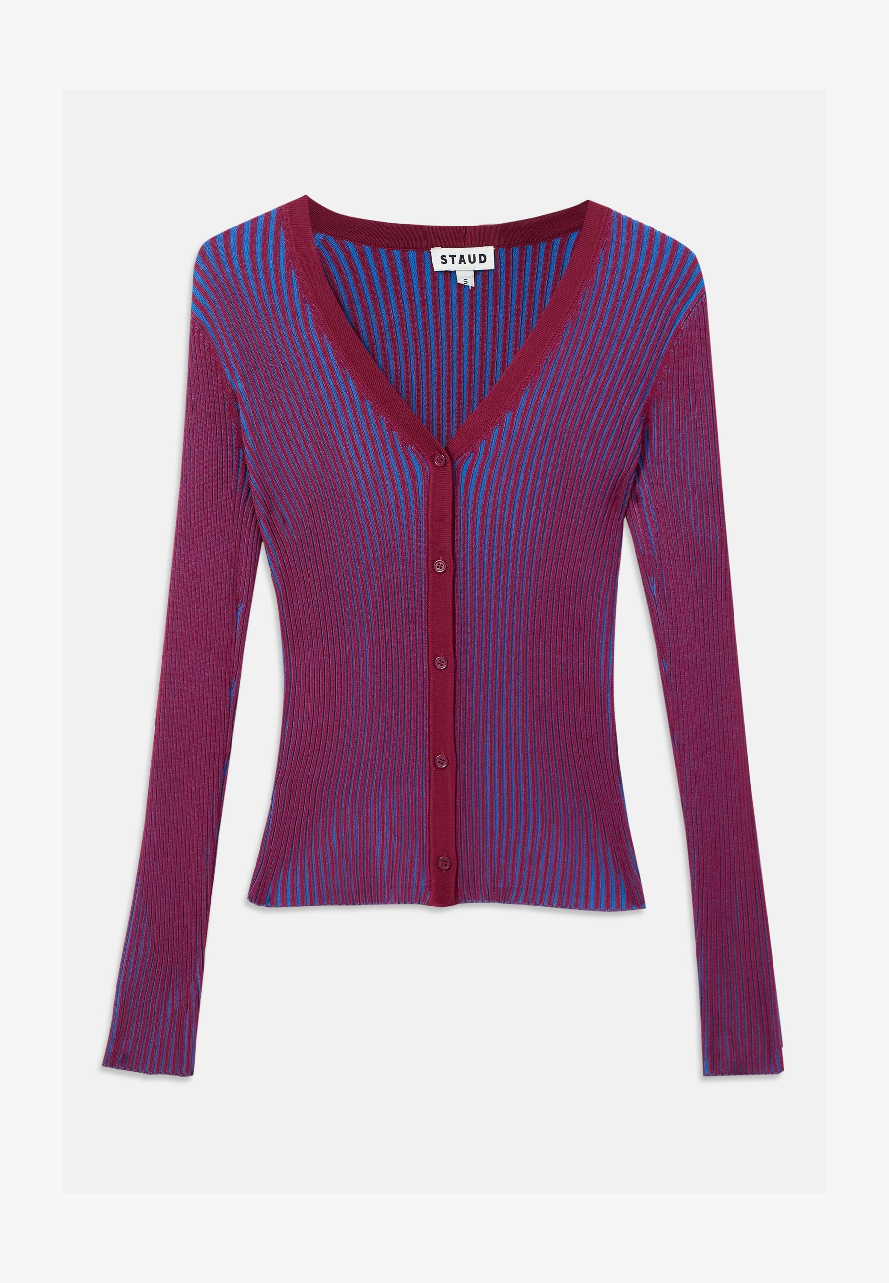 STAUD SWEATER - Kardigan - blue/lila