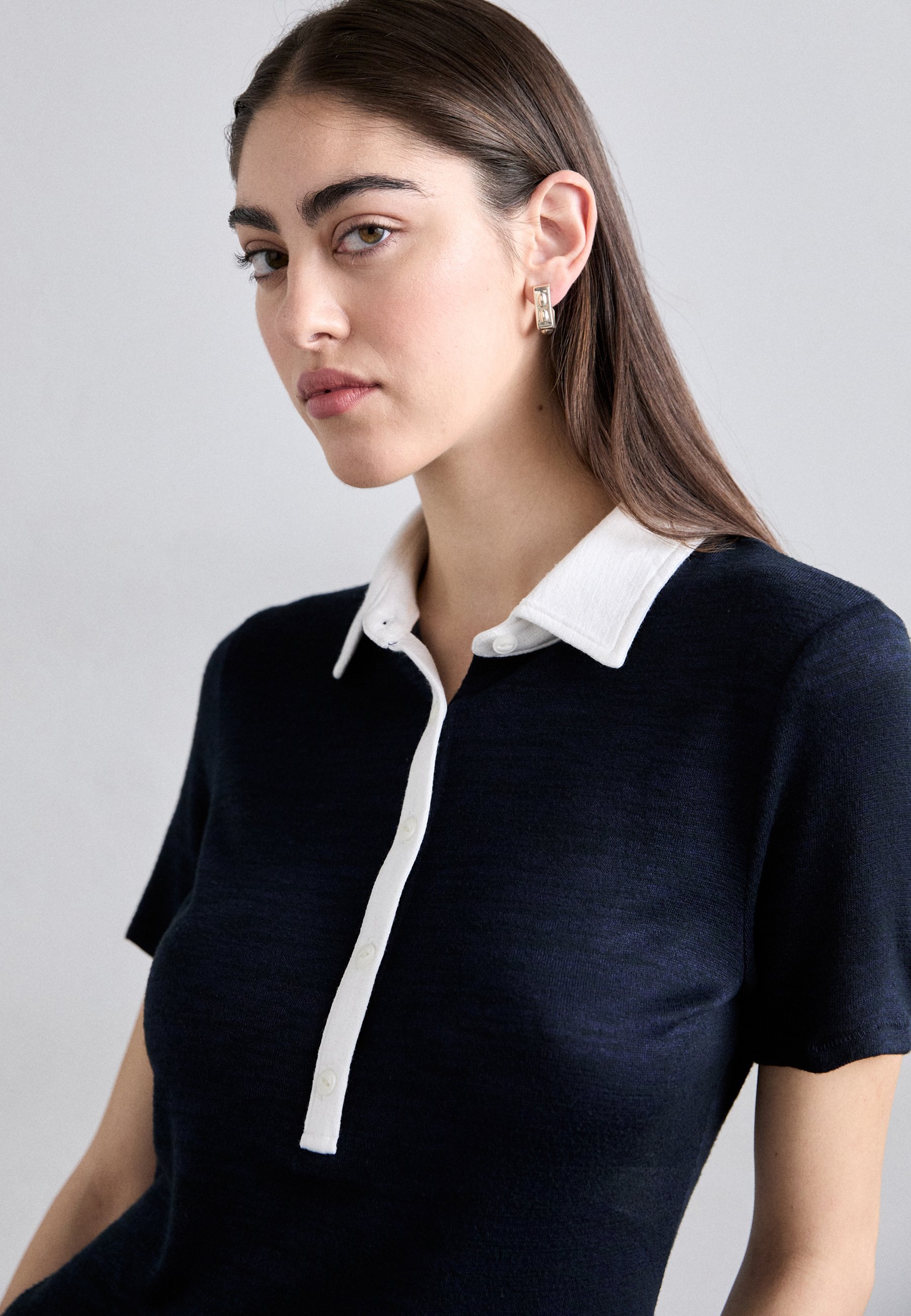 rag & bone THE BUTTON - Poloshirt - donkerblauw