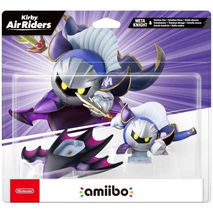 Statuetta Amiibo - Meta Knight e Dark Star • Collezione Kirby