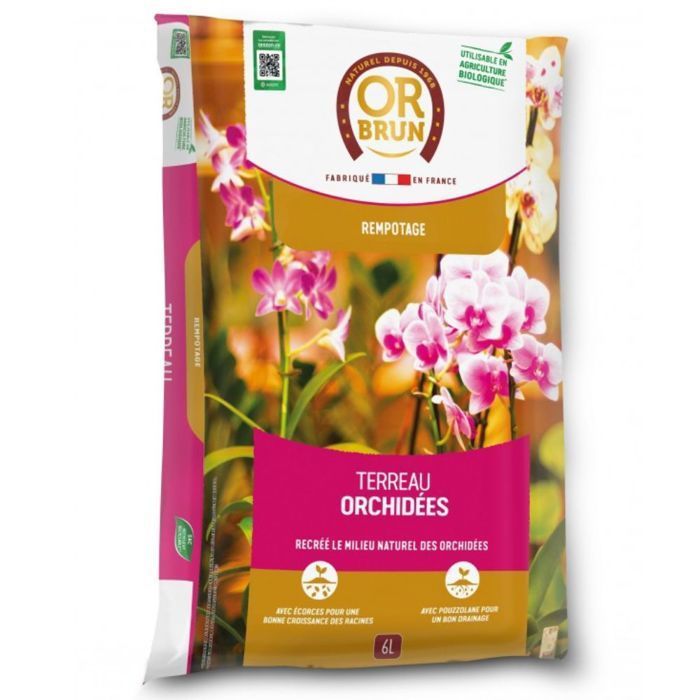 Substrato para orquídeas - Saco de 6 litros