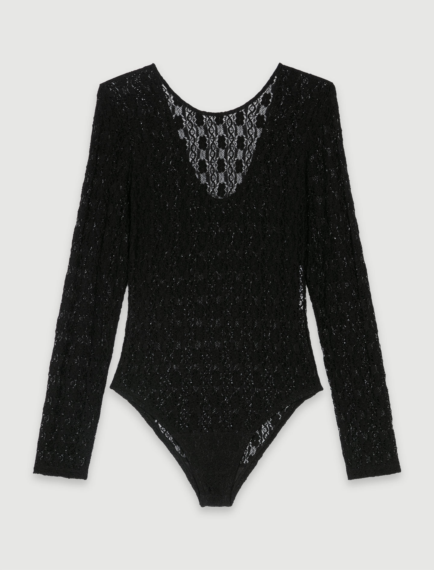 Body din dantelă - Negru