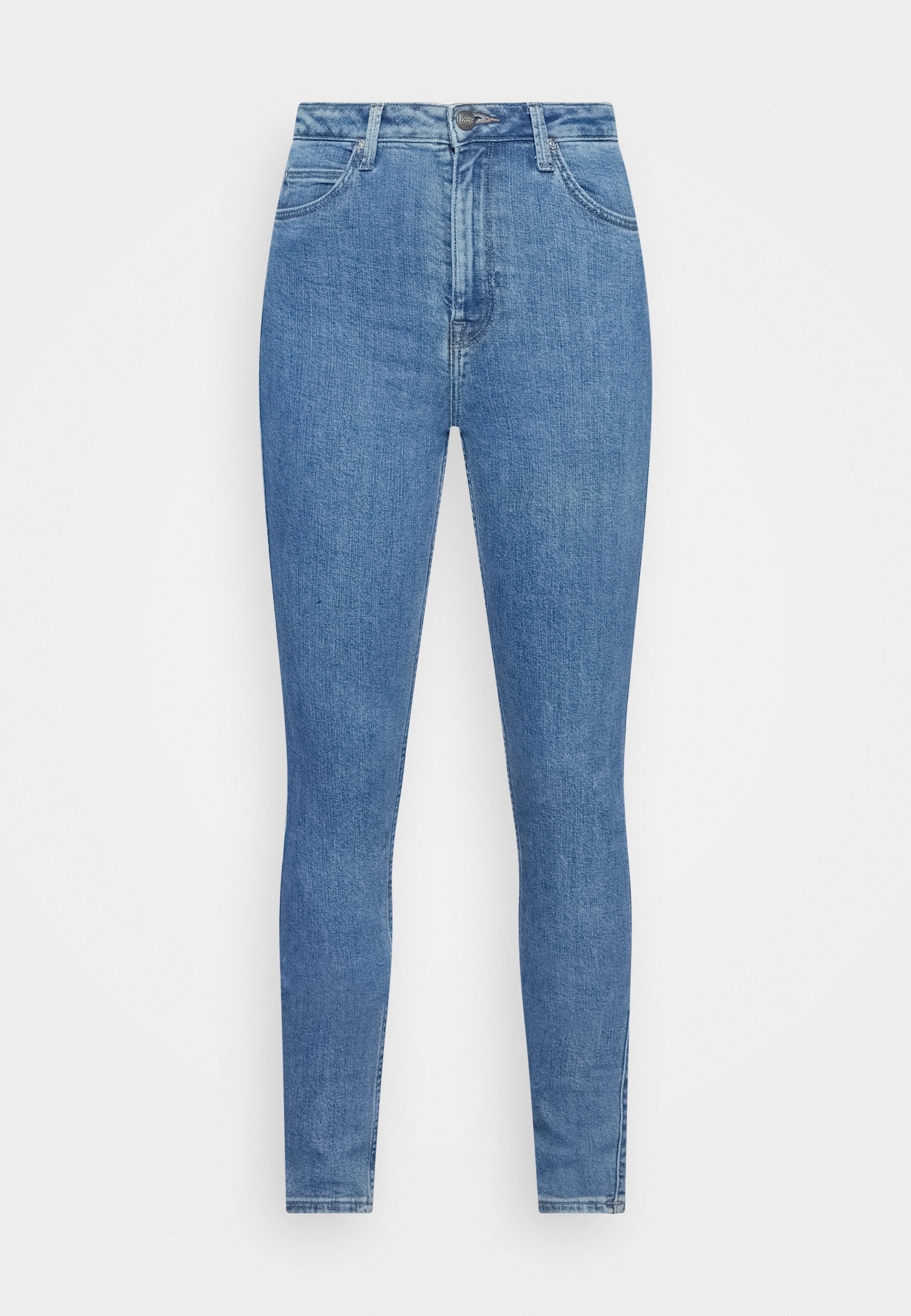 Lee Jeans Skinny Fit - blauwe denim