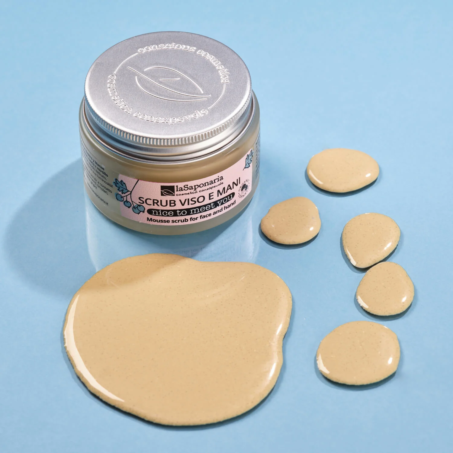 Wonder Pop Mousse scrub viso-mani- NICE TO MEET YOU - Esfoliante viso, Trattamento Mani