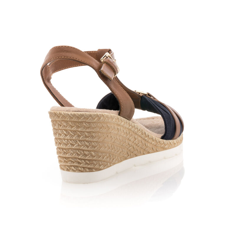Sandali blu da donna / Scarpe aperte in punta