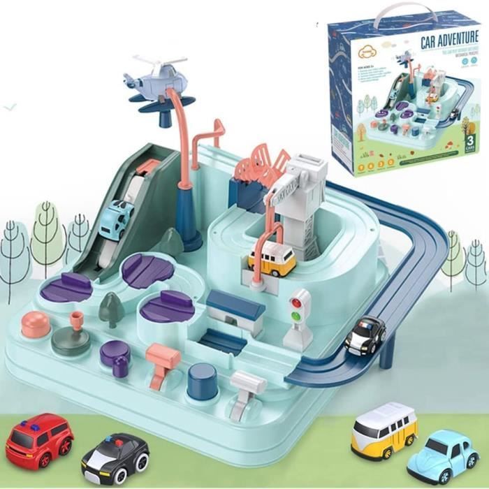 Circuit Voiture Enfant - Aventure - Piste de Jouet - 3 ans et plus - Mixte - 1 joueur ou plus