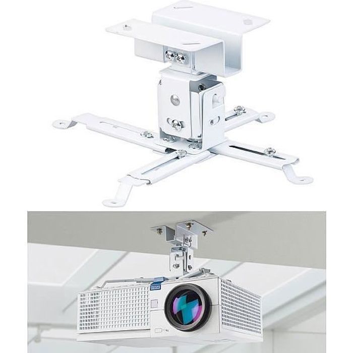 Support mur / plafond universel pour vidéoprojecteur 15 cm Label