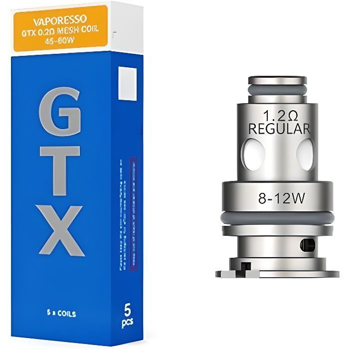 Vaporesso GTX Regular (1.2) Coils for Target PM80 (5-pack) - 1.2 Ohms