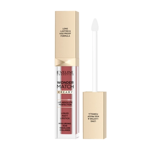 Eveline Cosmetics Wonder Match matowa pomadka w płynie 07 Toffee 6,8 ml