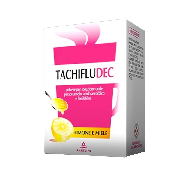 TACHIPIRINA Tachifludec Zitronen- und Honigpulver zur Herstellung einer Lösung zum Einnehmen, 10 Beutel
