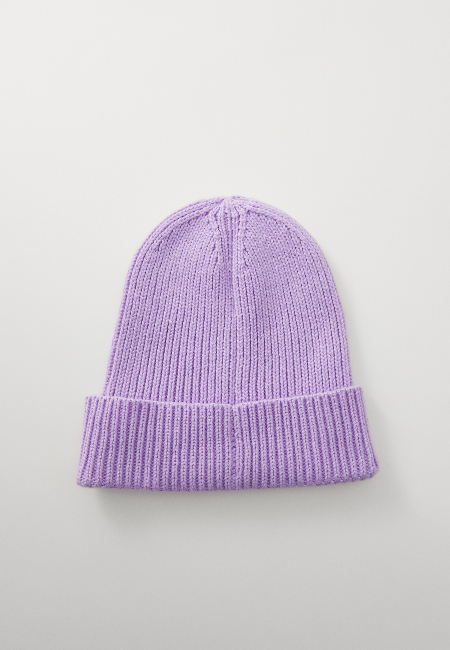 Bonnet unisexe The North Face KIDS LOGO BOX à revers - Lilas clair