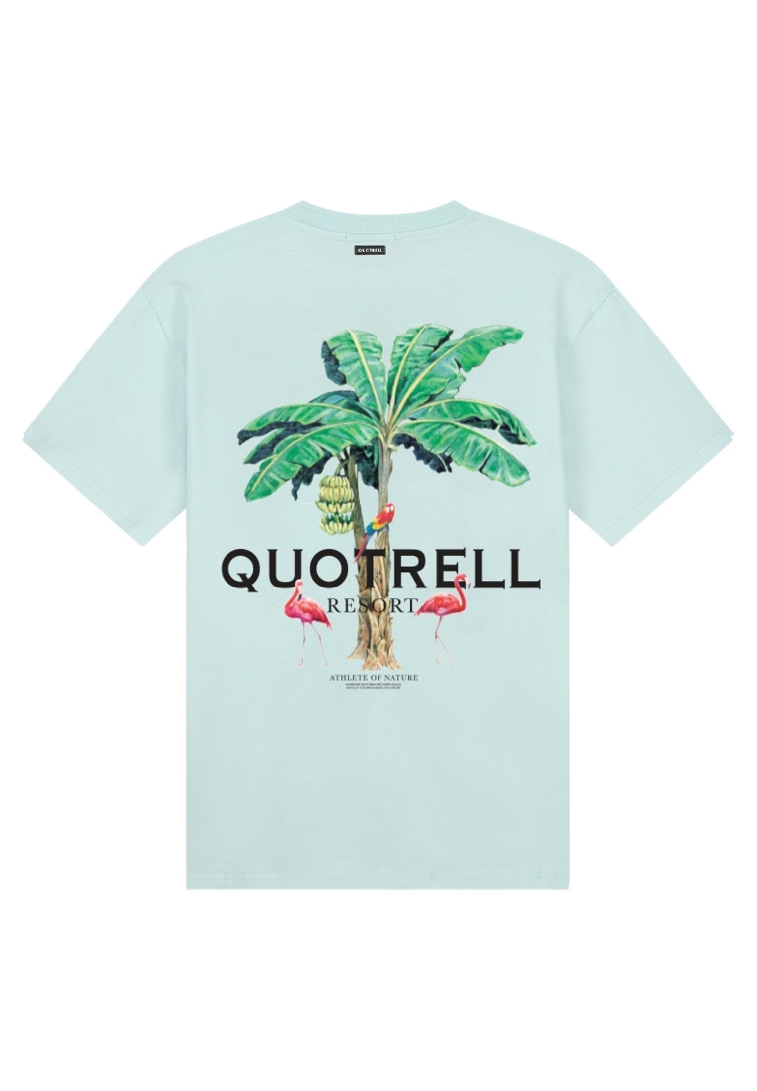 Camiseta com estampa Quotrell - azul claro